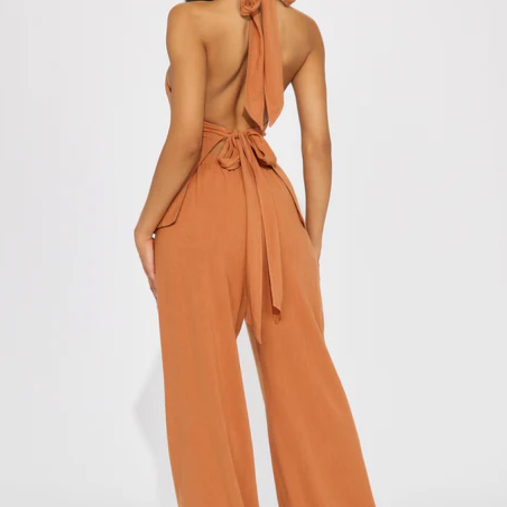 Women's Halter set in Tan - Picture 2 of 6